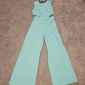 Stylish Women's Jumpsuit in Teal